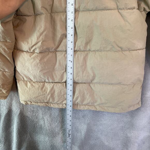 Madewell Women's Large Beige Puffer quilted Jacket Full Zip Size S, Brown camel - Picture 12 of 12
